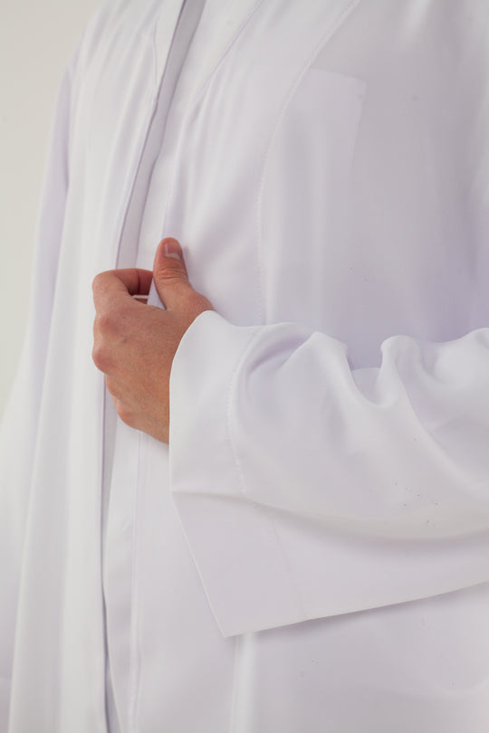 Qamis Buhara (jubbah) blanc